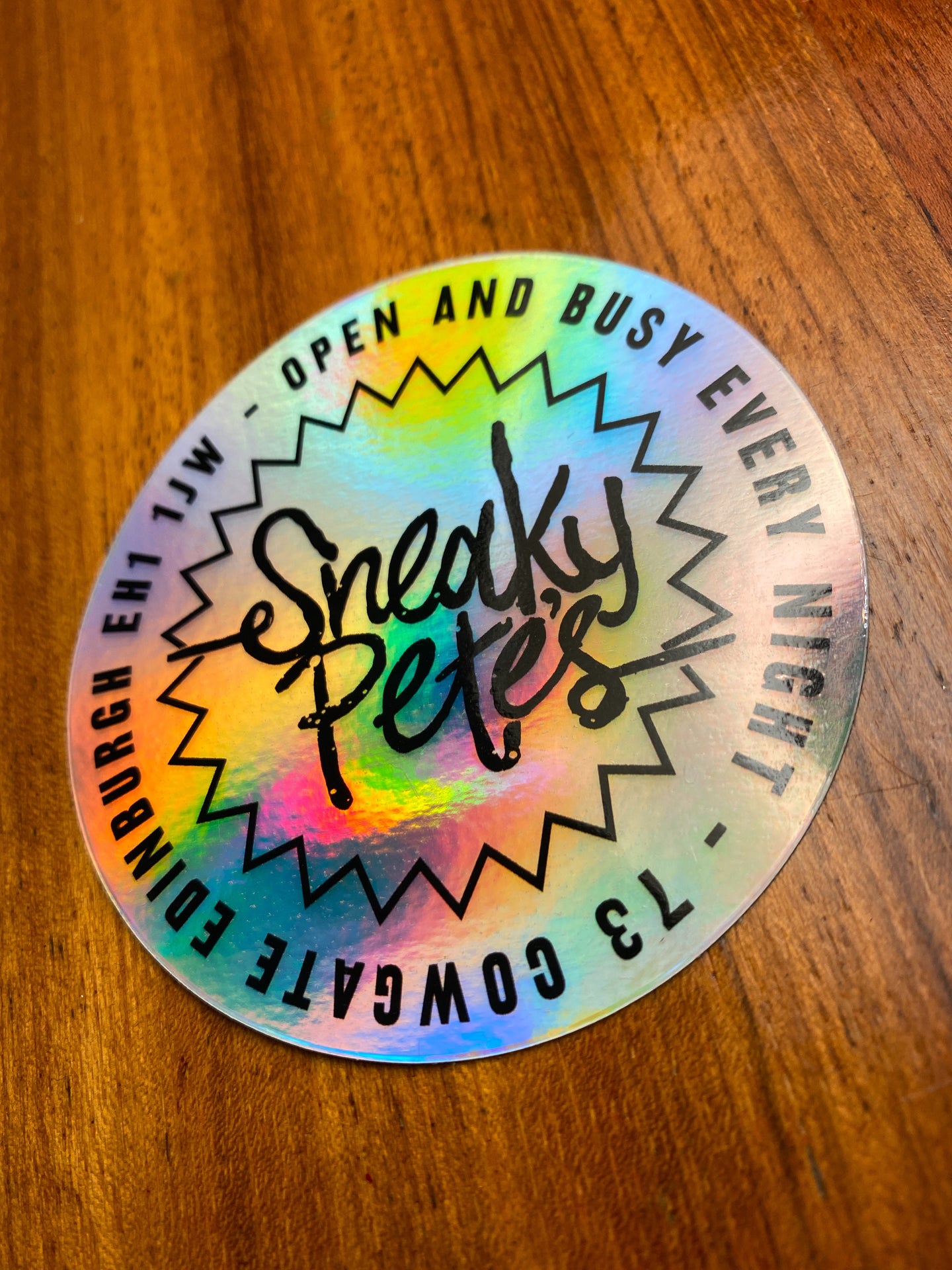 Profits to our staff: Hologram Sticker (2 pack)